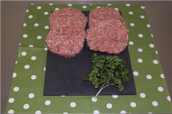 Beef and Red Onion Burgers (5 quarter pounders)