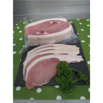 Rindless Unsmoked back Bacon