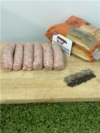Farmhouse Sausages with Sage (pack of 40)