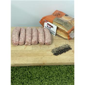 Farmhouse Sausages with Sage (pack of 40)